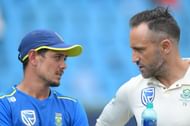 Quinton de Kock (left) and Faf du Plessis (right)
